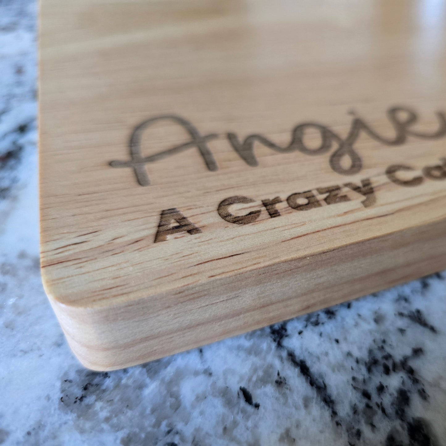 Cat Lady Cutting Board