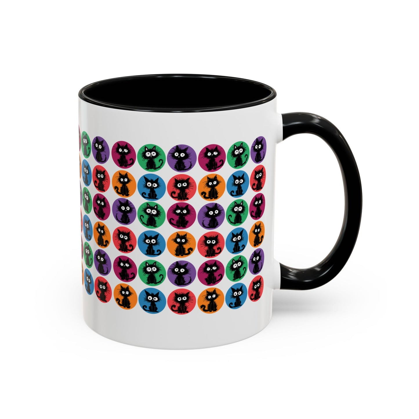 Black Cats in Color Mug