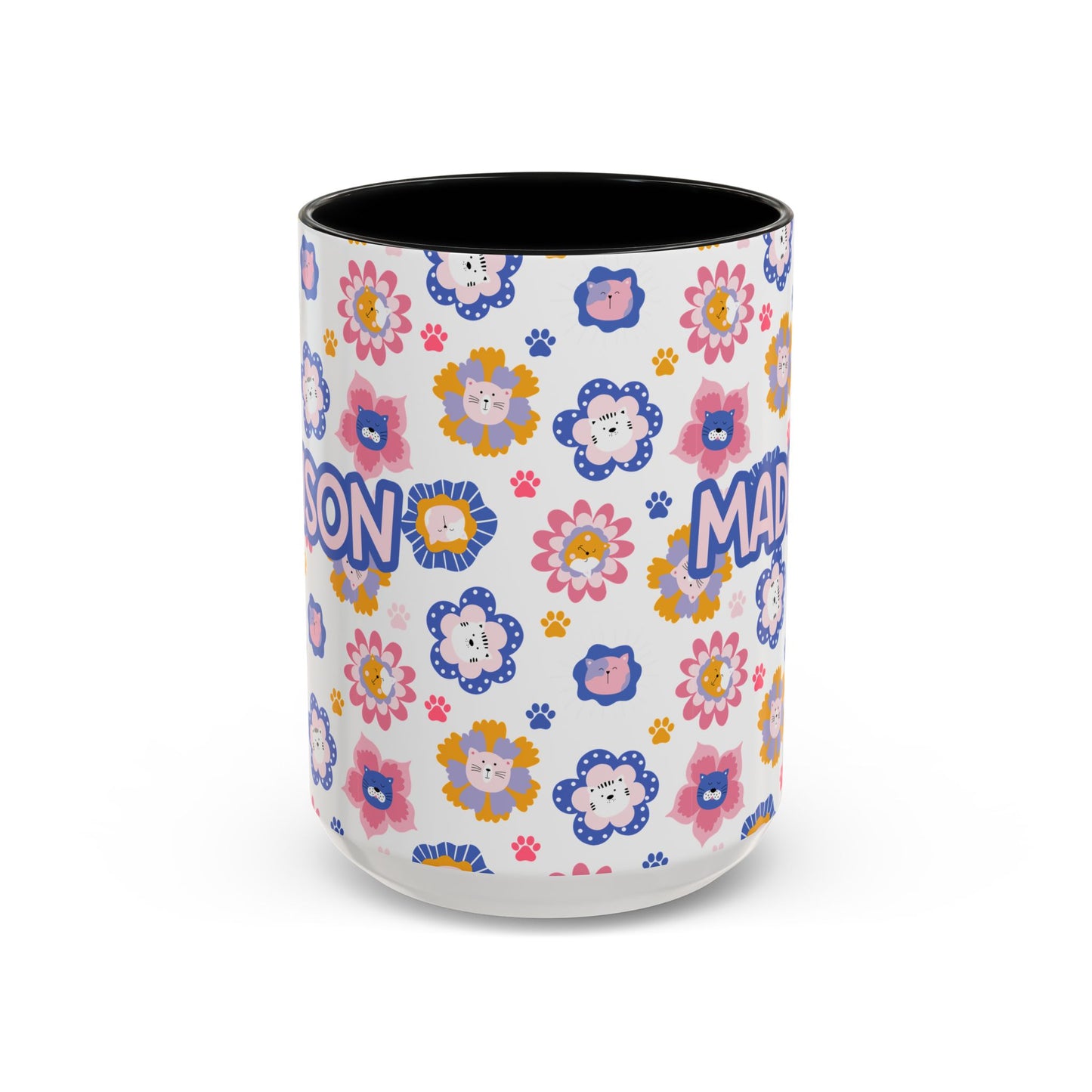 Cat Flowers Mug