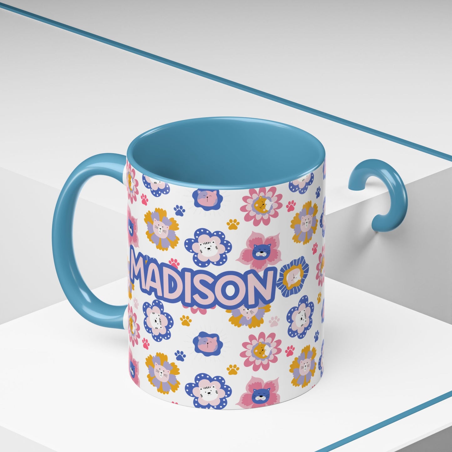 Cat Flowers Mug