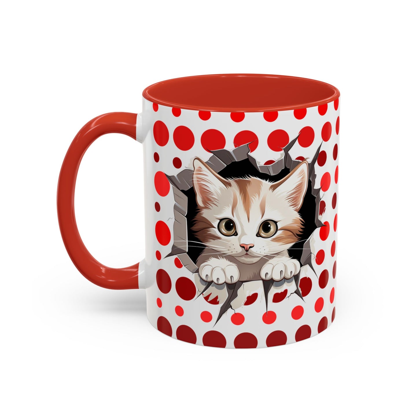 Purrrty in Red Mug