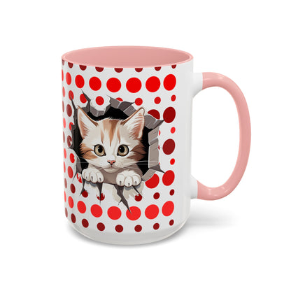 Purrrty in Red Mug