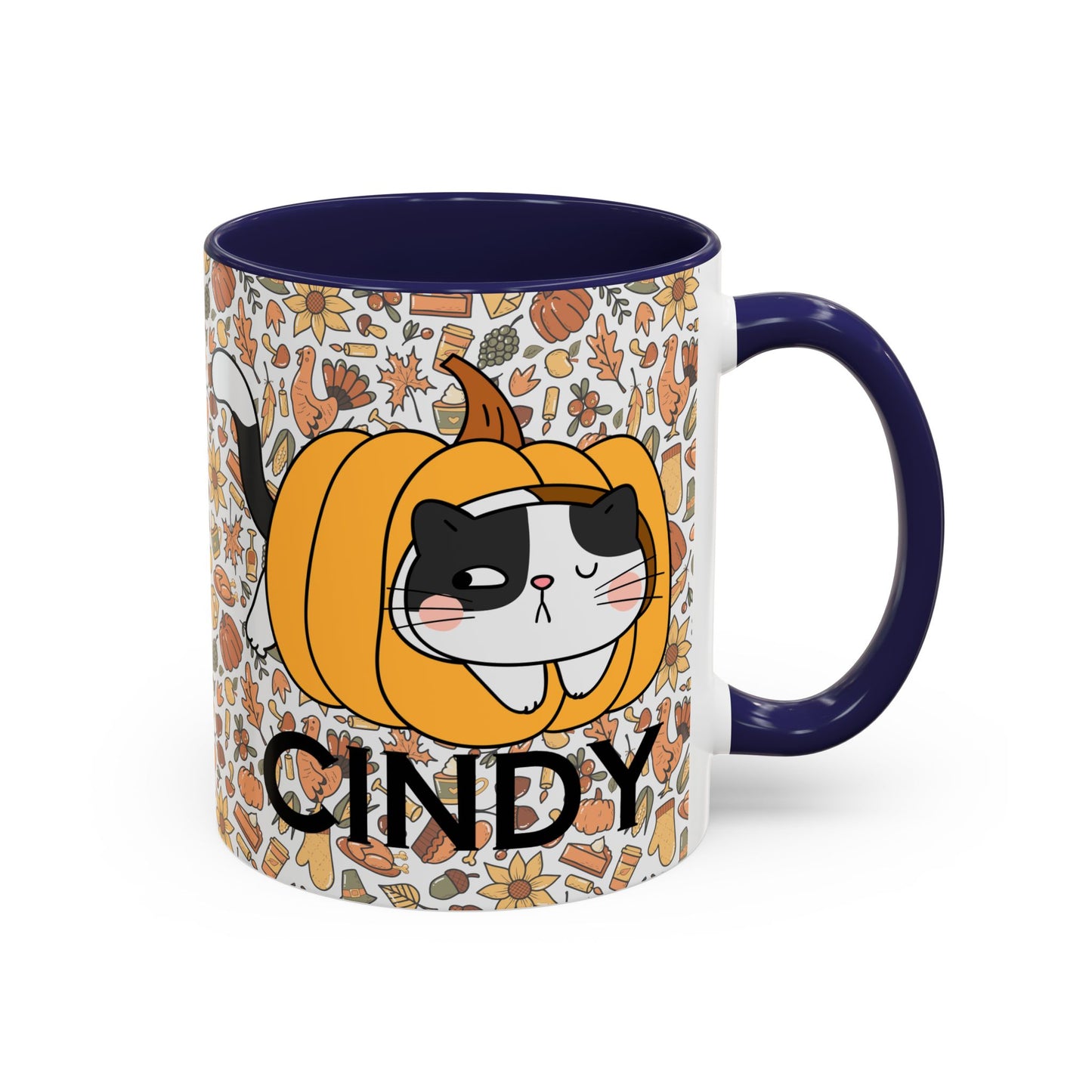 Pumpkin Spicey Cat Mug