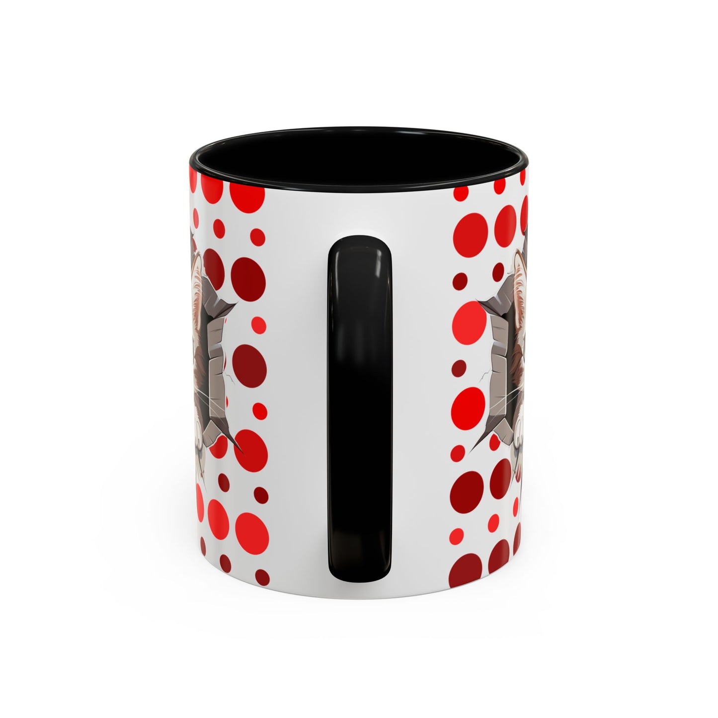 Purrrty in Red Mug