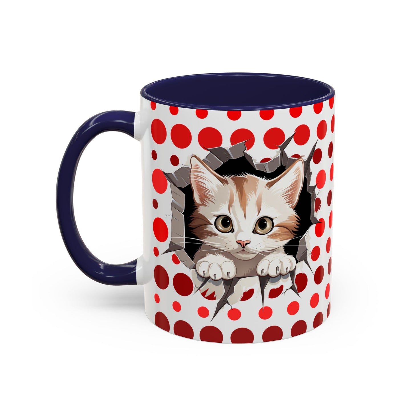 Purrrty in Red Mug