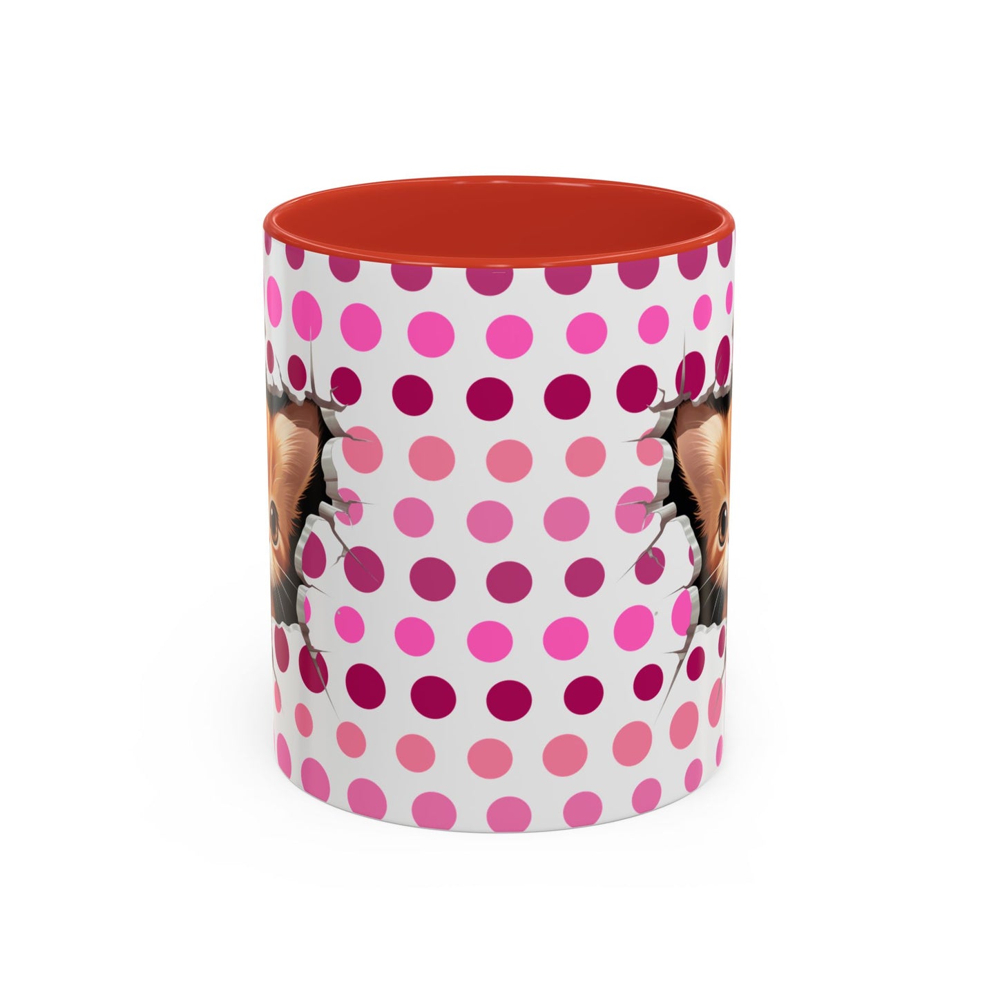 Purrrty in Pink Dots Mug (11oz, 15oz)