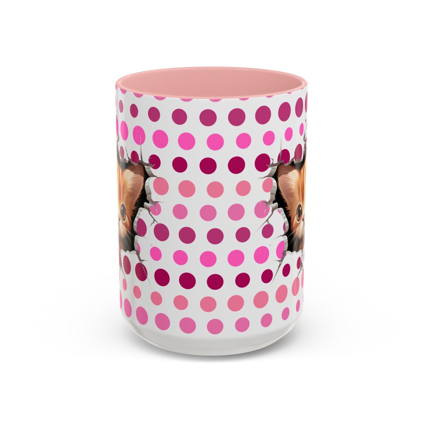 Purrrty in Pink Dots Mug (11oz, 15oz)