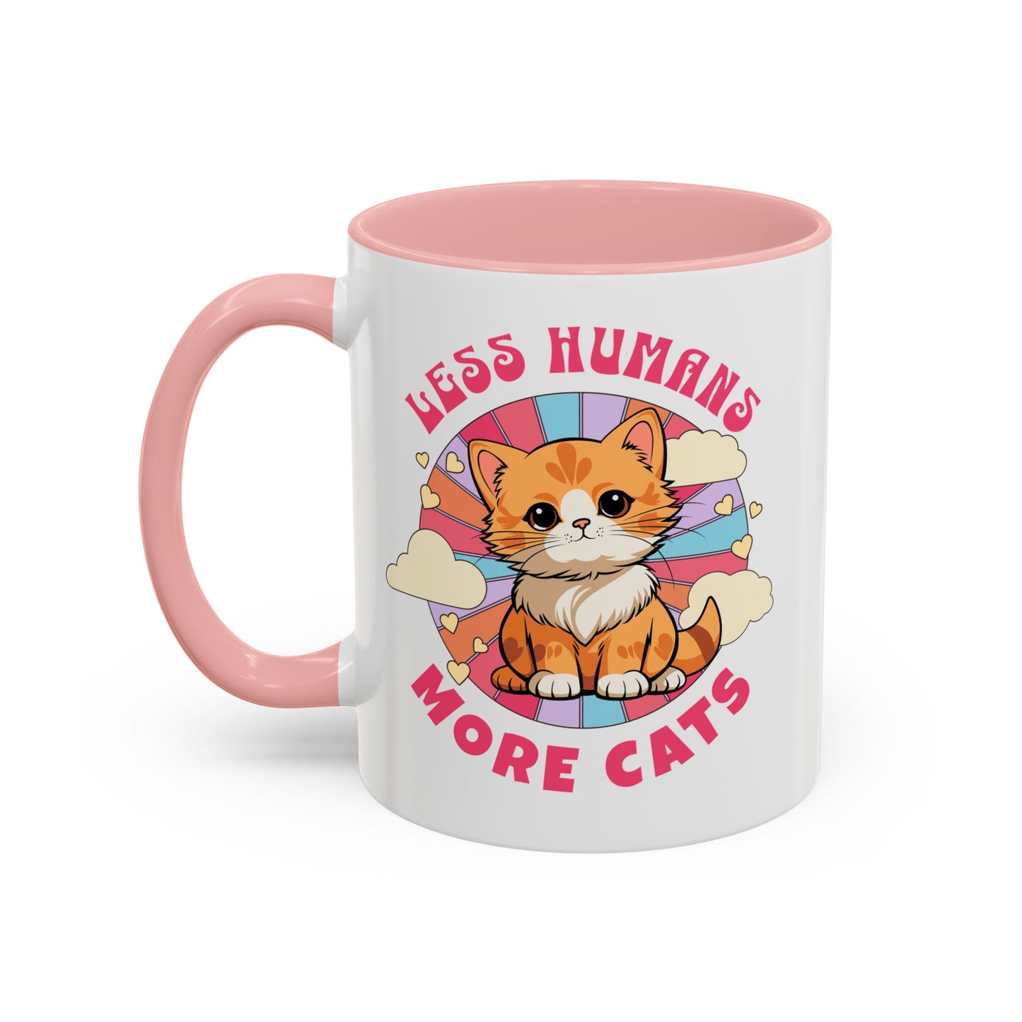 Less Humans More Cats Mug