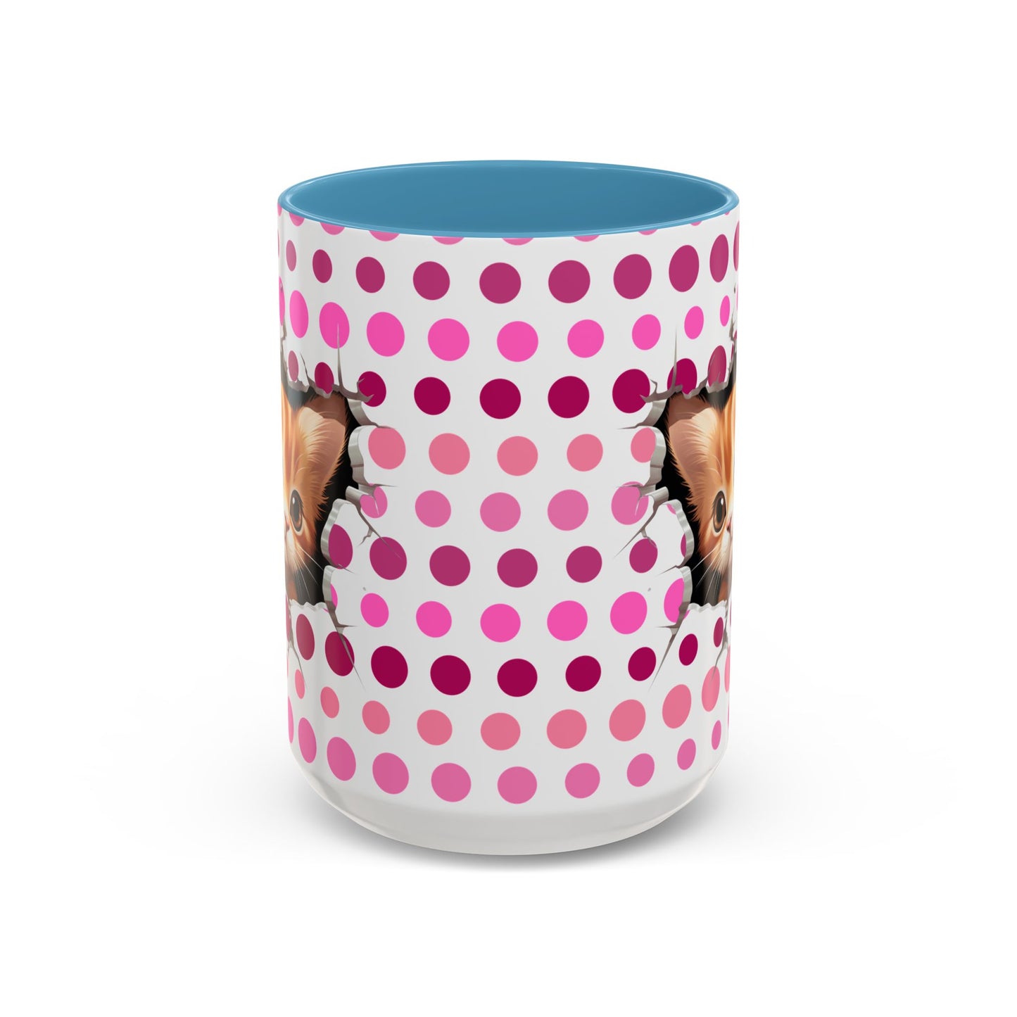 Purrrty in Pink Dots Mug (11oz, 15oz)