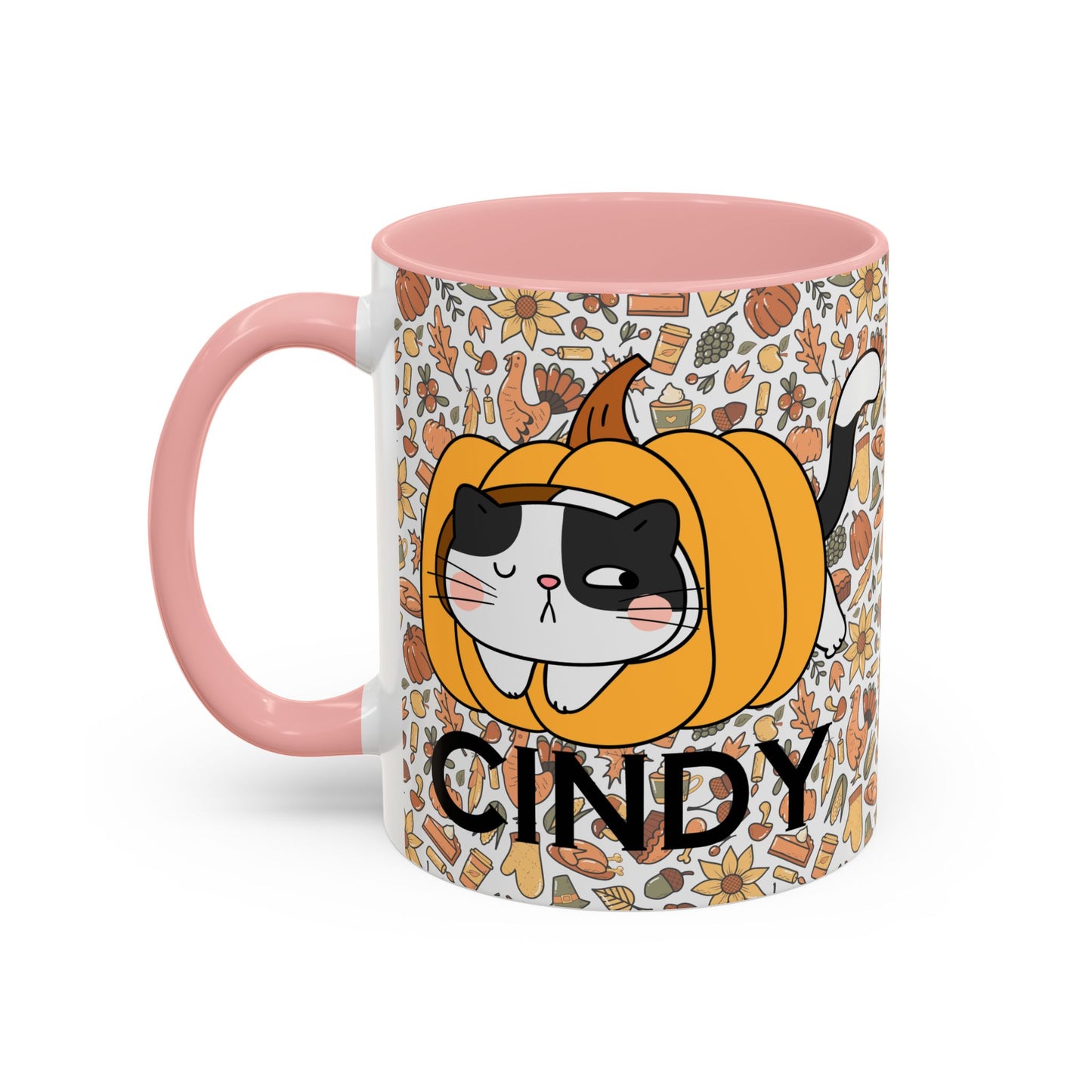 Pumpkin Spicey Cat Mug