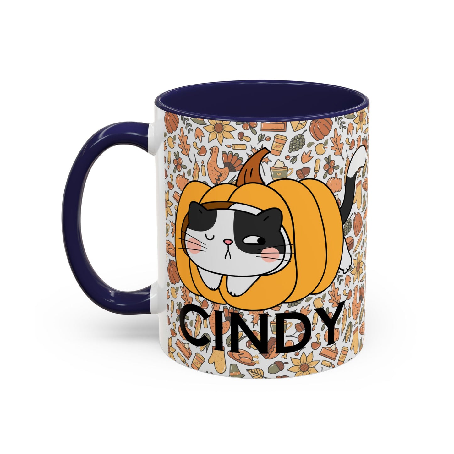 Pumpkin Spicey Cat Mug