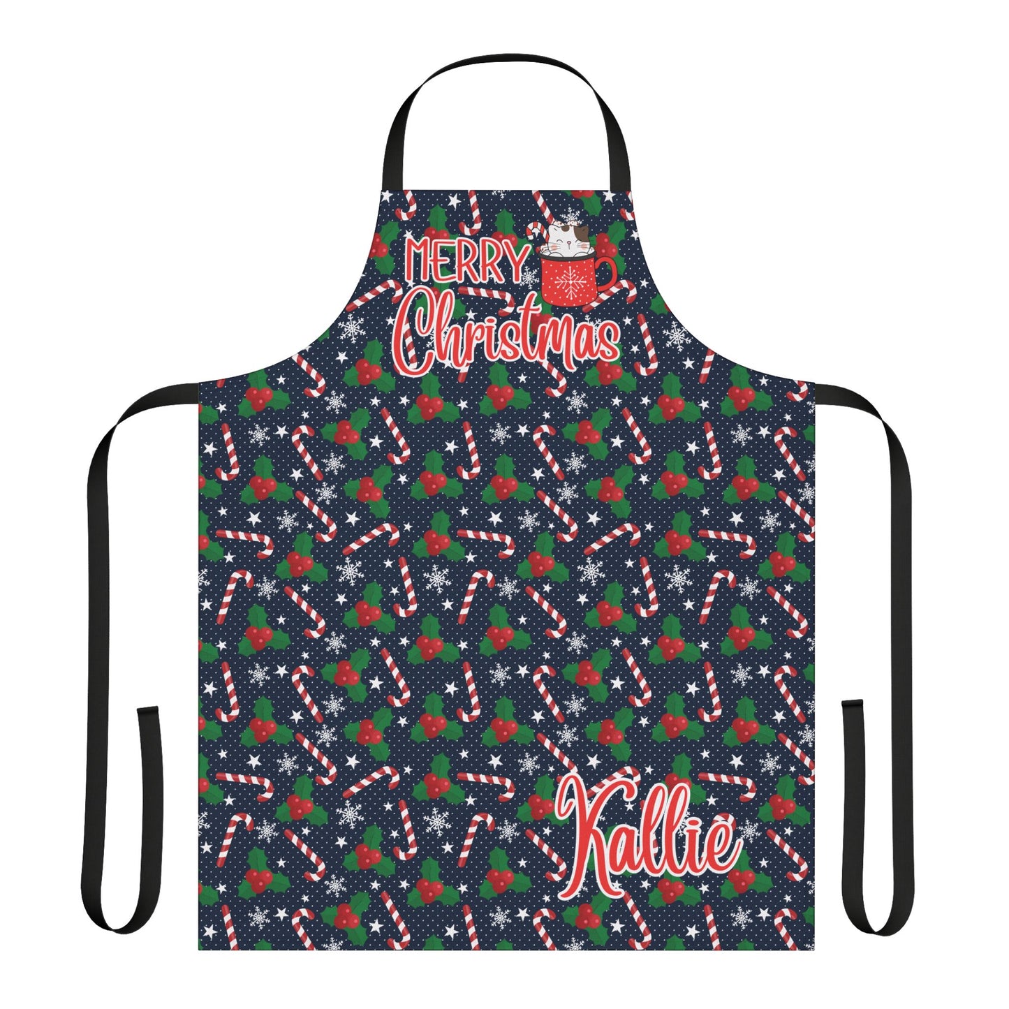 Merry Christmas in a Cup Apron