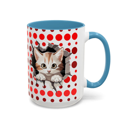 Purrrty in Red Mug