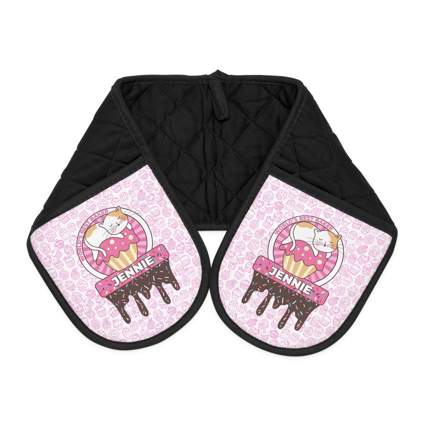 Cat-cake Oven Mitts