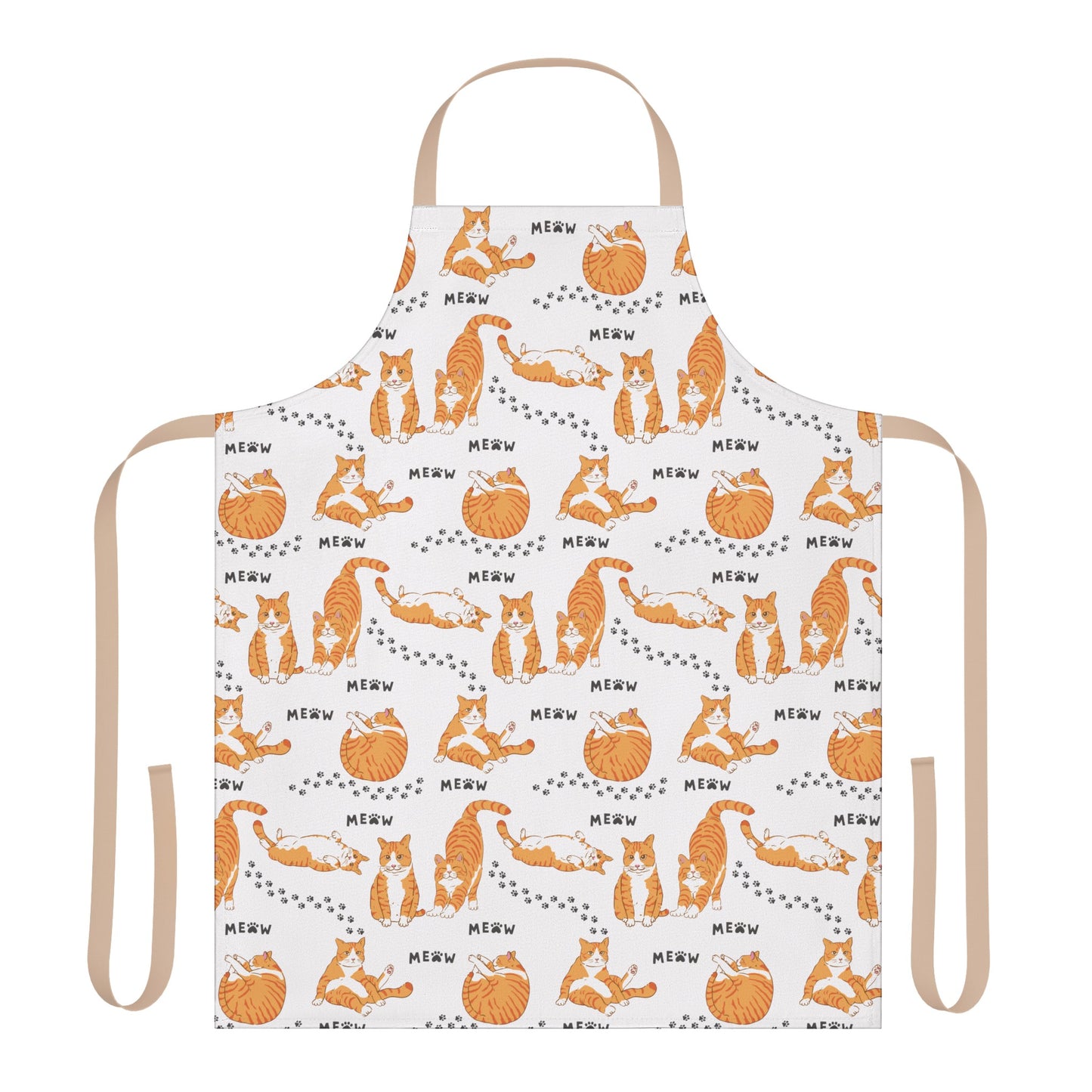 Orange Cat Apron