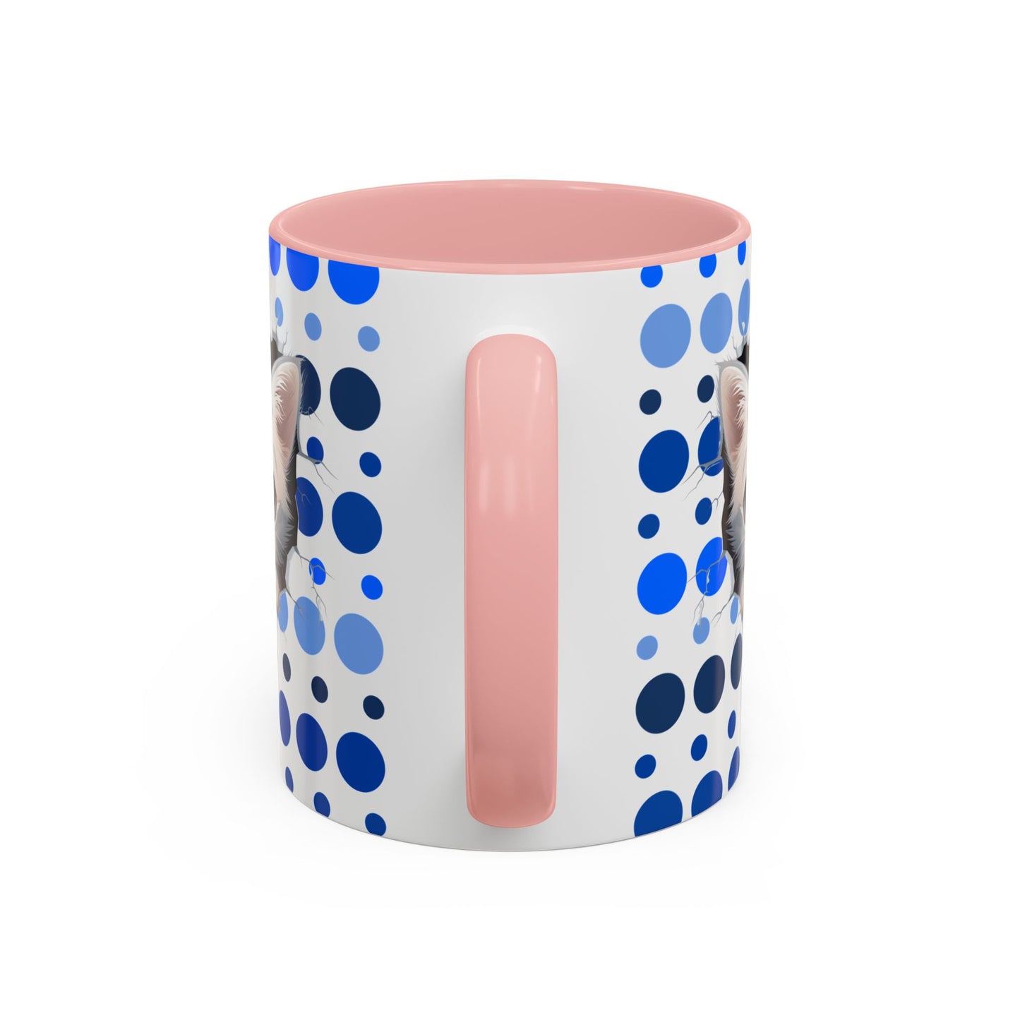 Purrrty in Blue Dots Mug