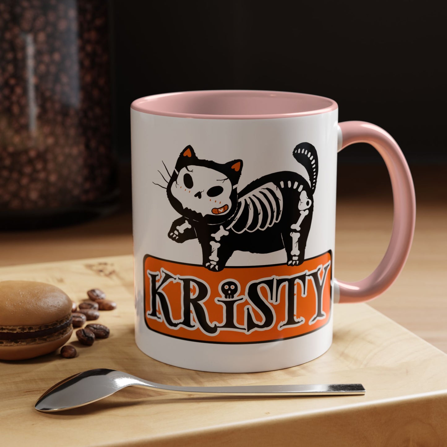 Skeleton Cat Mug