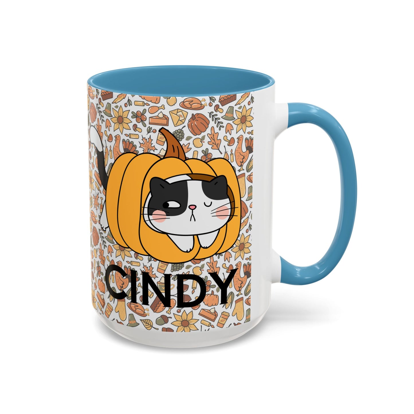 Pumpkin Spicey Cat Mug