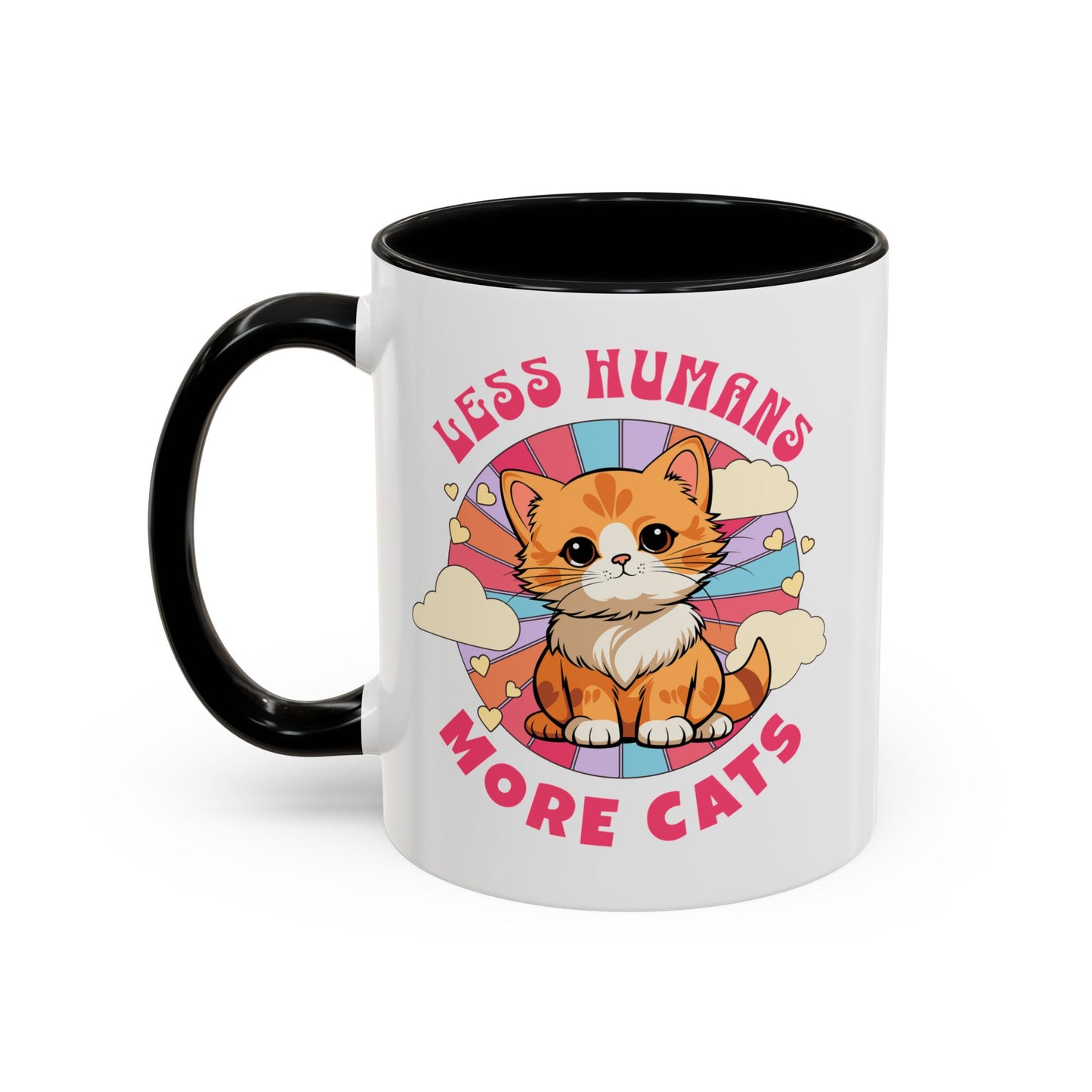 Less Humans More Cats Mug