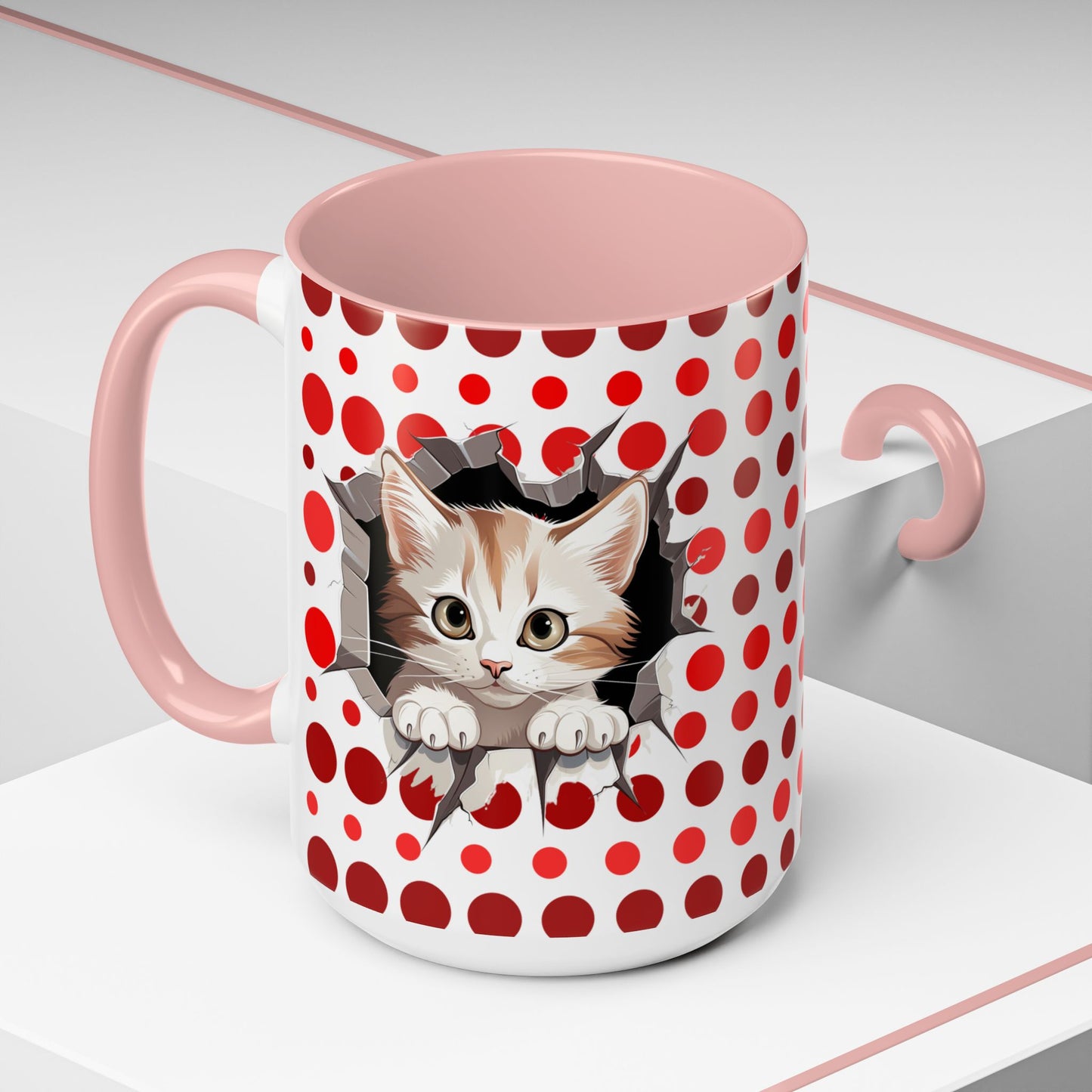 Purrrty in Red Mug