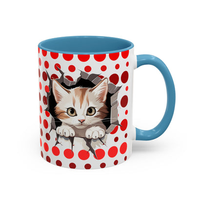 Purrrty in Red Mug