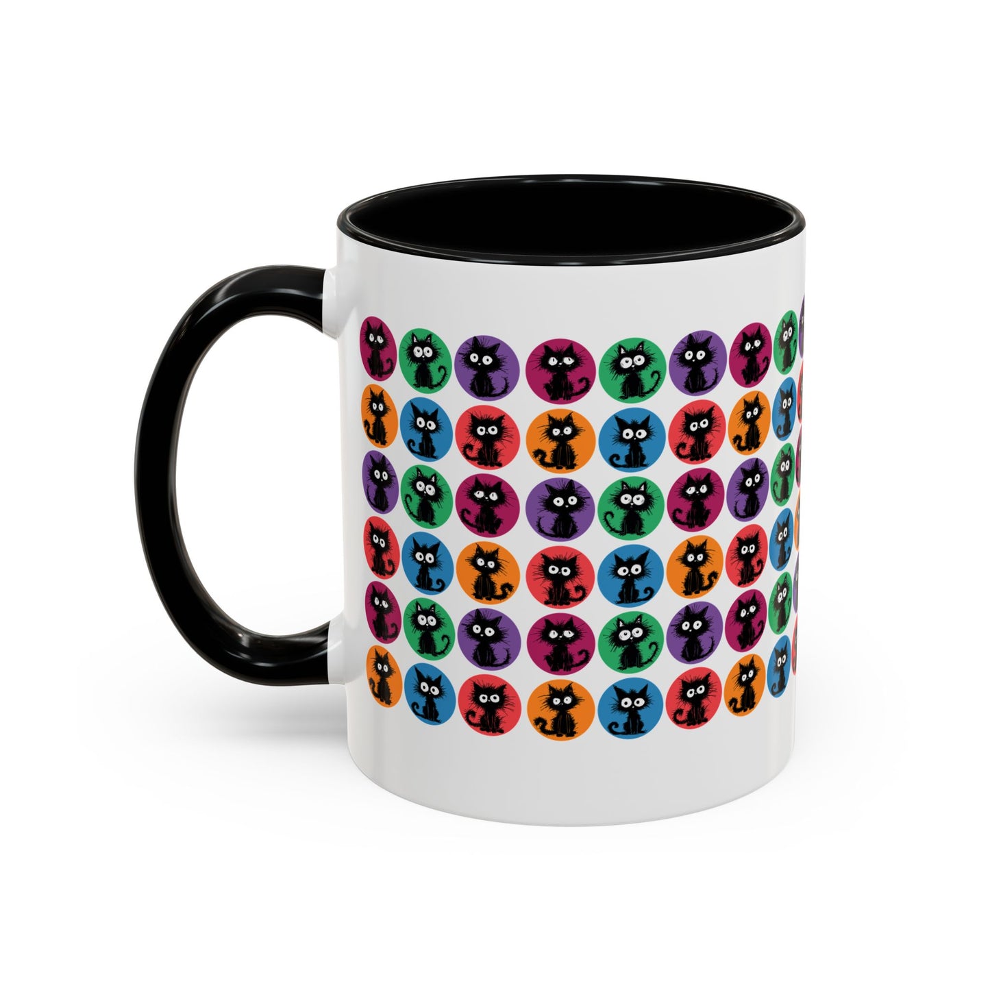 Black Cats in Color Mug