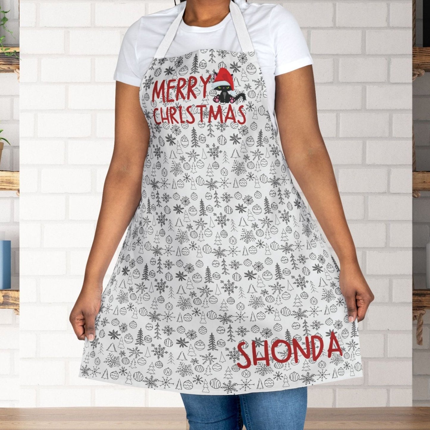 Christmas Baking Custom Apron