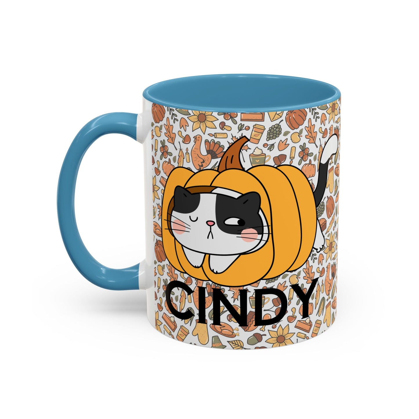 Pumpkin Spicey Cat Mug