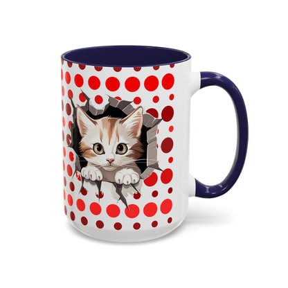 Purrrty in Red Mug