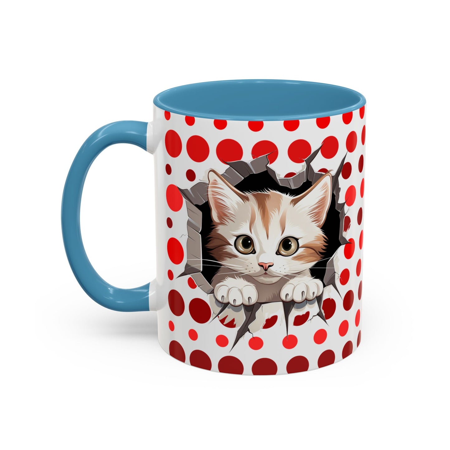 Purrrty in Red Mug