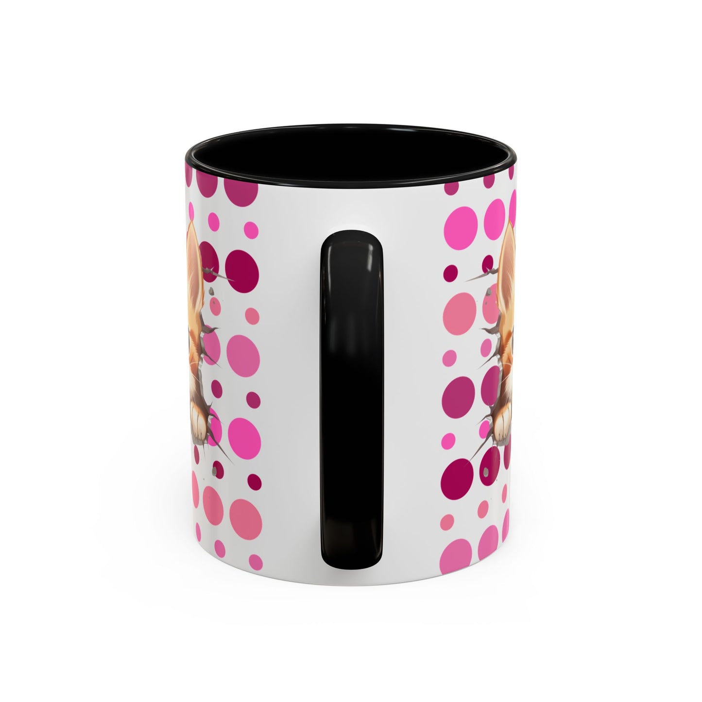 Purrrty in Pink Dots Mug (11oz, 15oz)