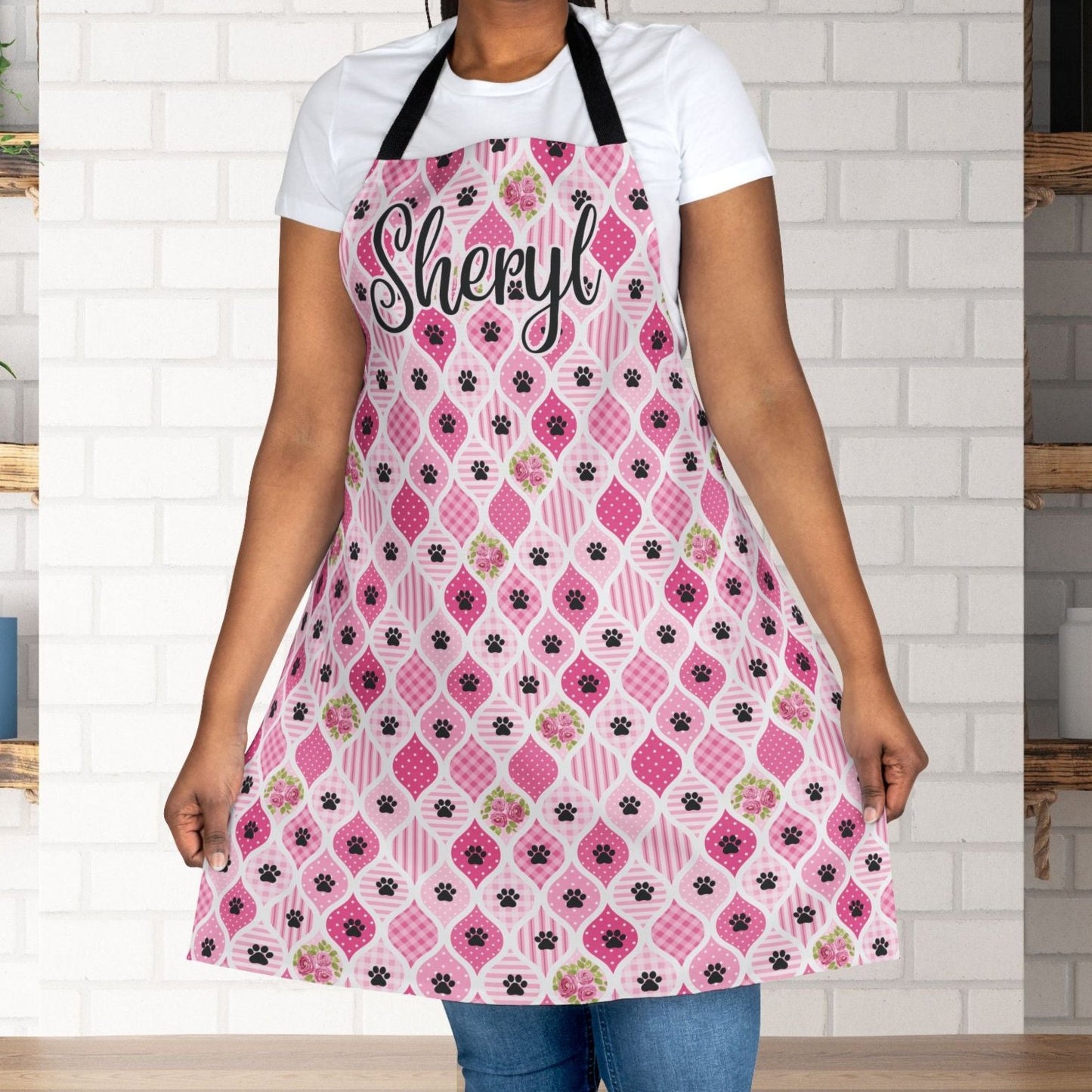 Purrr-ty in Pink Apron