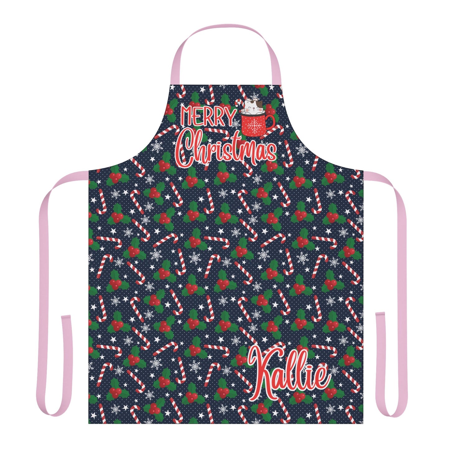 Merry Christmas in a Cup Apron