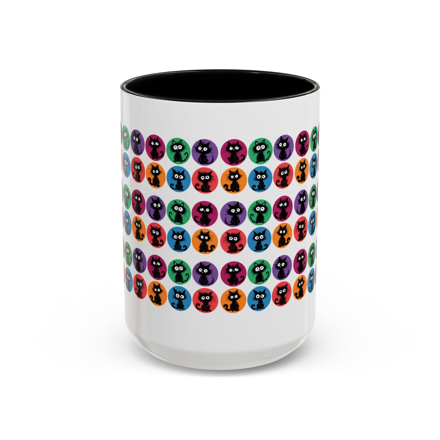 Black Cats in Color Mug