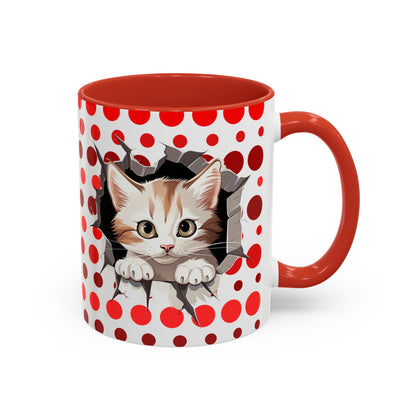 Purrrty in Red Mug