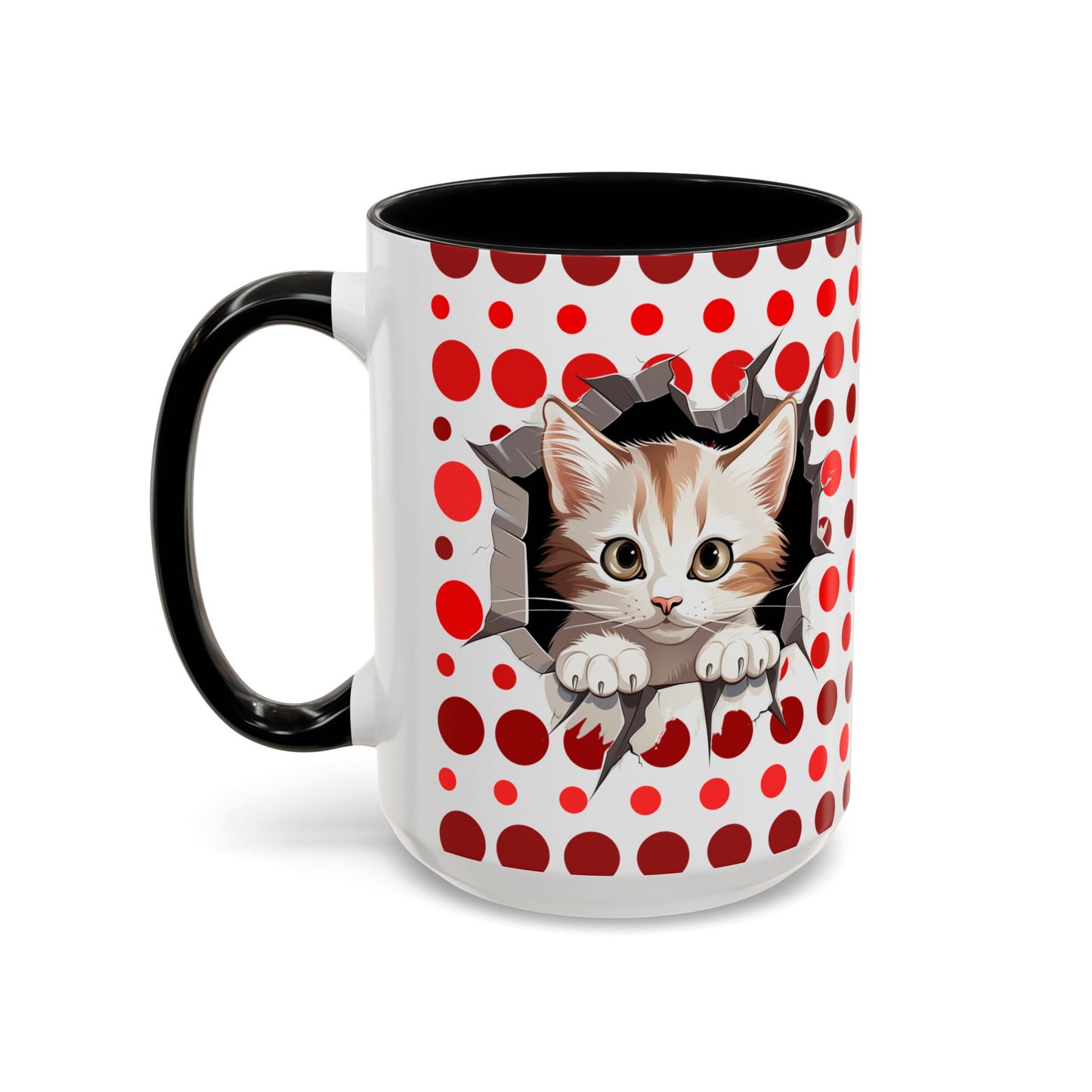 Purrrty in Red Mug