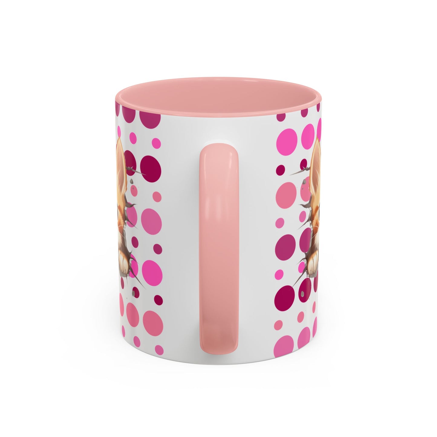 Purrrty in Pink Dots Mug (11oz, 15oz)