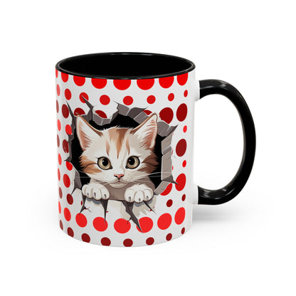 Purrrty in Red Mug