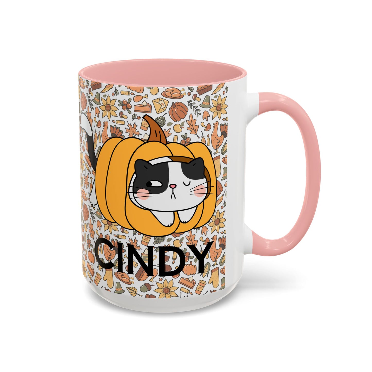 Pumpkin Spicey Cat Mug