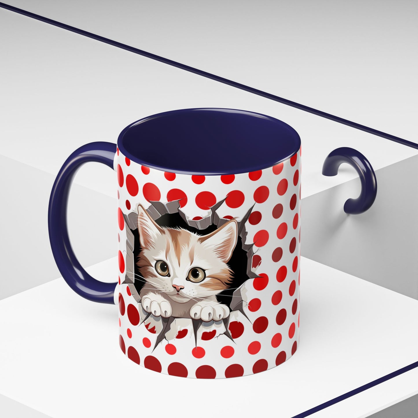 Purrrty in Red Mug