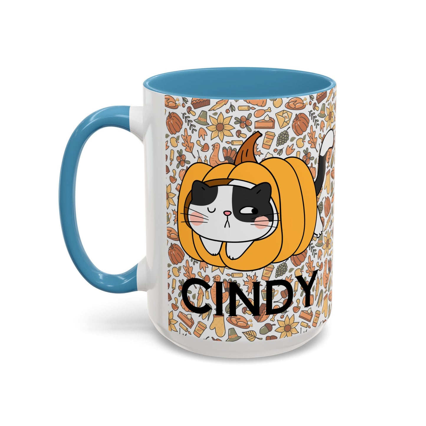 Pumpkin Spicey Cat Mug