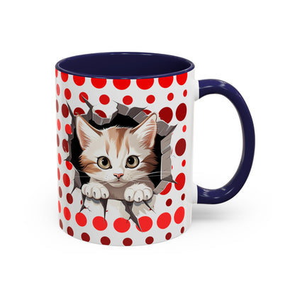 Purrrty in Red Mug