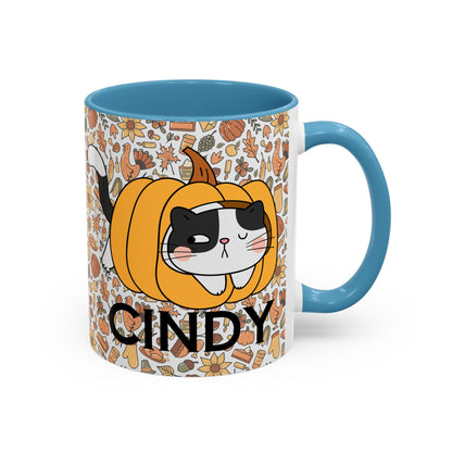 Pumpkin Spicey Cat Mug