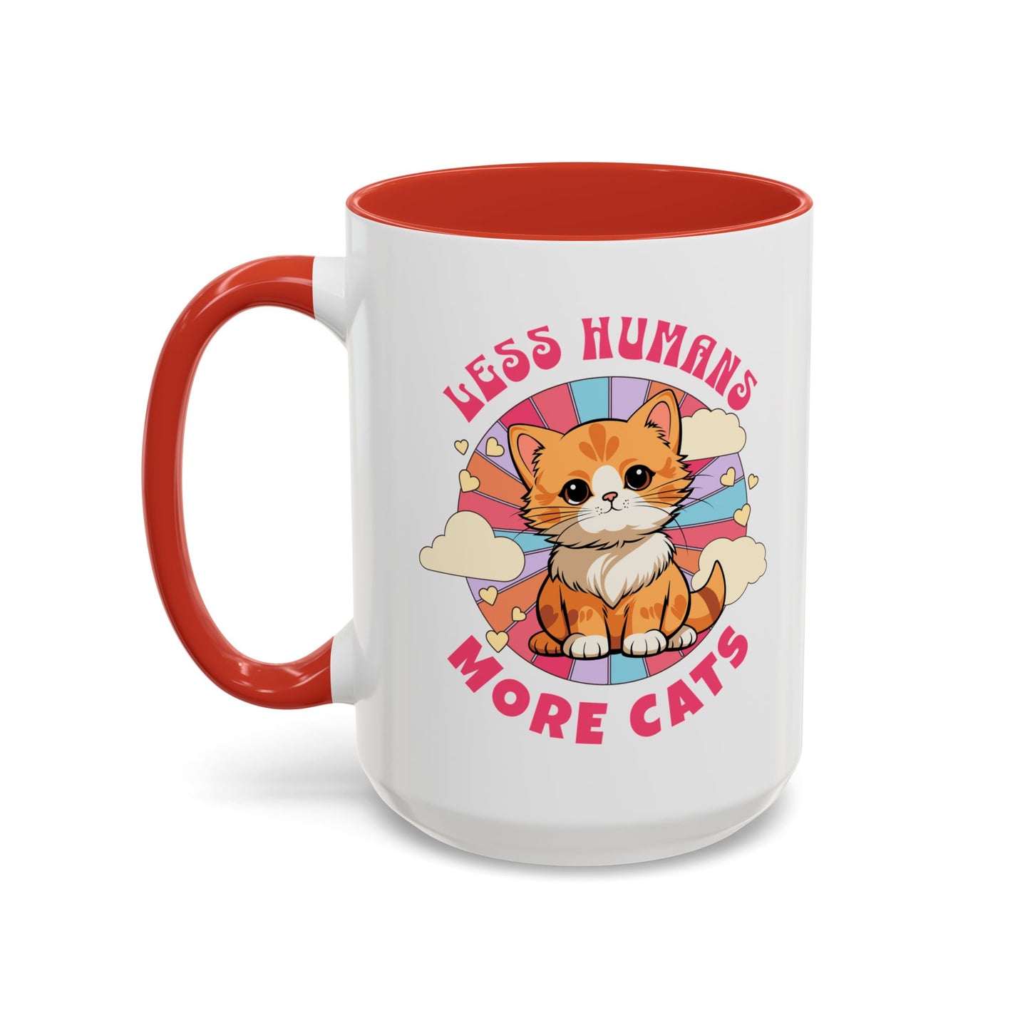 Less Humans More Cats Mug