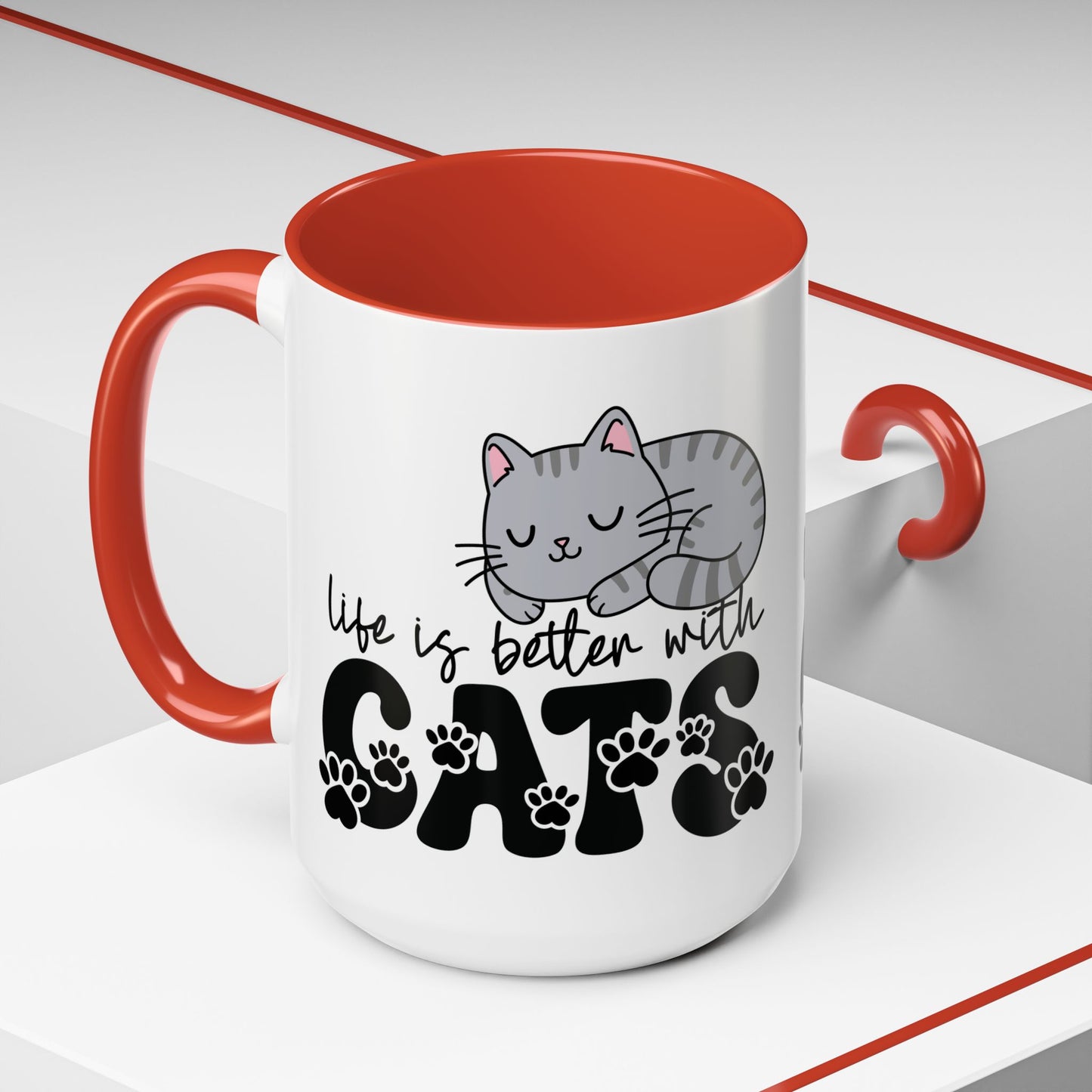 Life is Better with Cats Mug