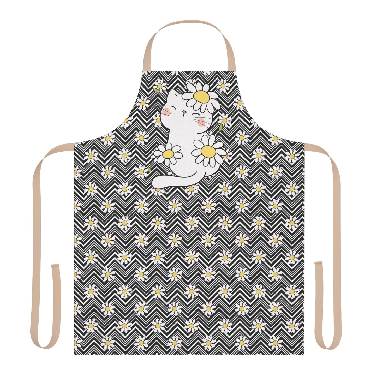 Feline Flowers Apron