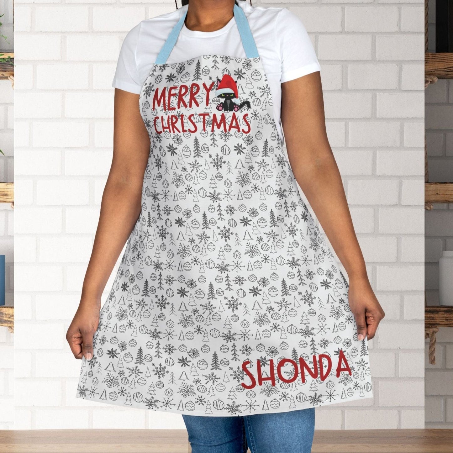 Christmas Baking Custom Apron