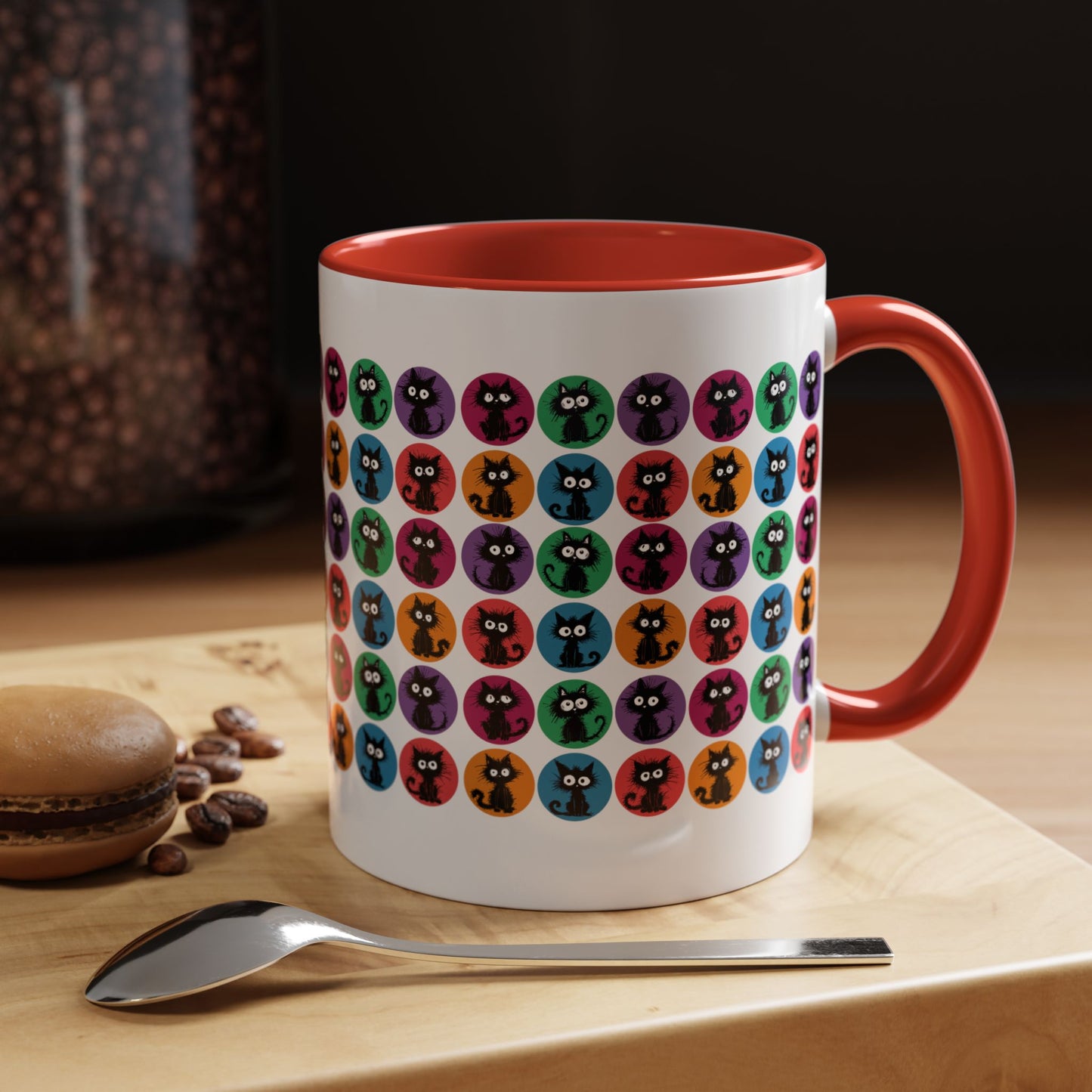 Black Cats in Color Mug