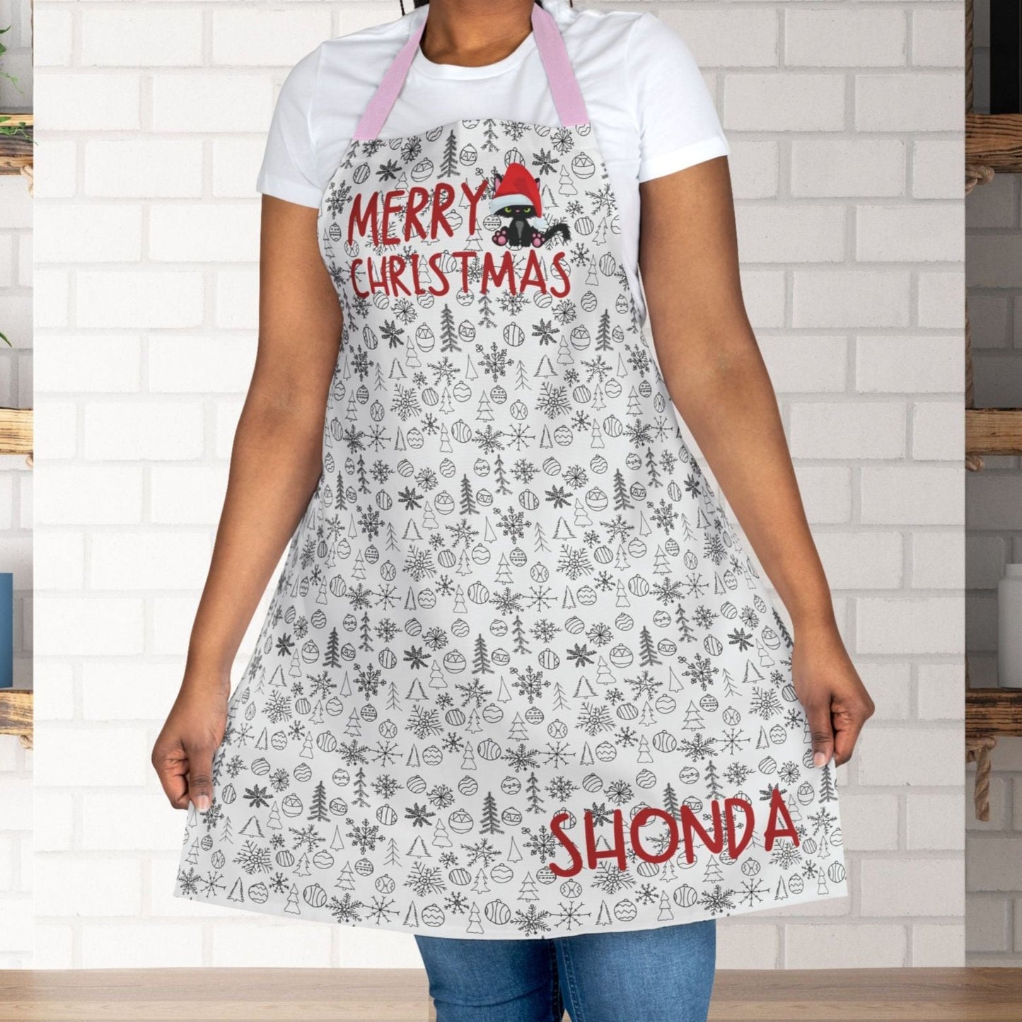 Christmas Baking Custom Apron