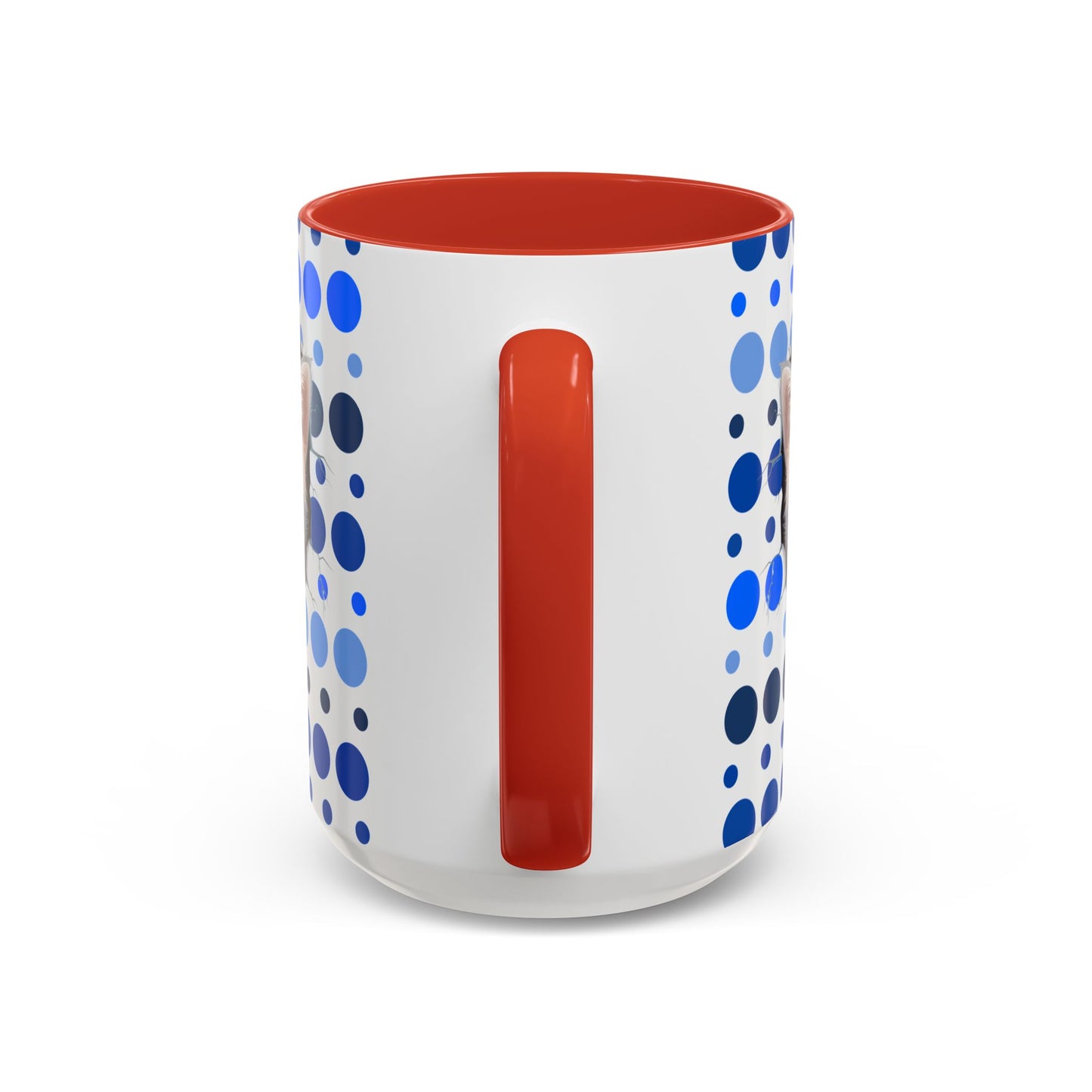 Purrrty in Blue Dots Mug